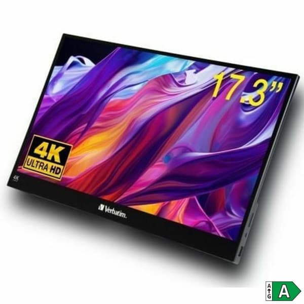 Näyttö Verbatim 32239 4K Ultra HD 17,3"