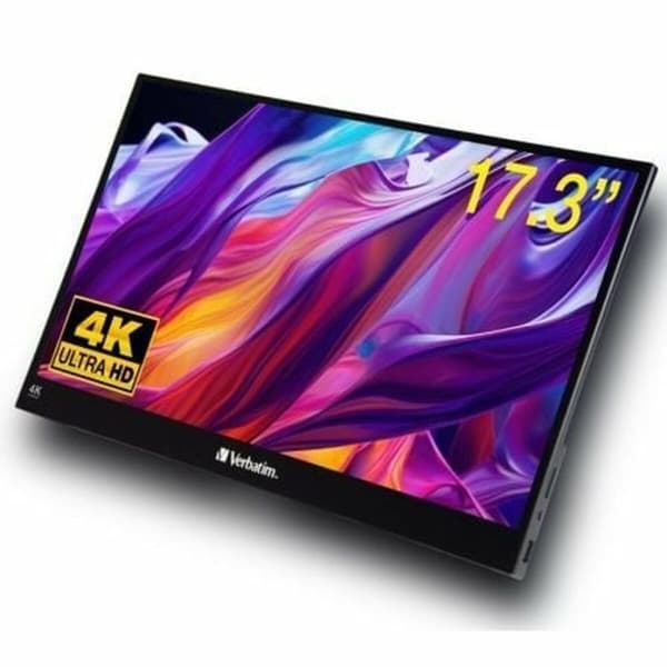 Näyttö Verbatim 32239 4K Ultra HD 17,3" musta