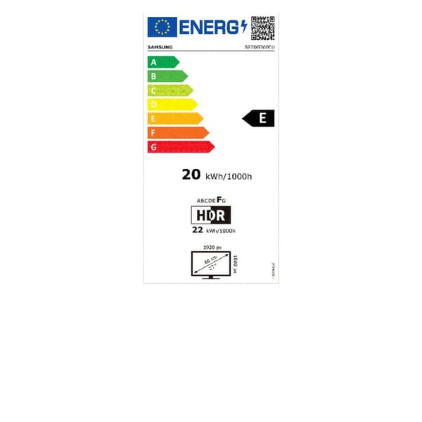 Spilleskjerm Samsung LS27DG300EUXEN 27" Full HD 180 Hz