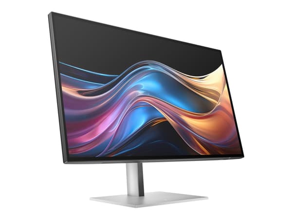 HP 727pq - Series 7 Pro - LED-näyttö - 27" - 2560 x 1440 QHD @ 120 Hz - IPS Black - 400 cd/m² - 2000:1 - DisplayHDR 400 - 5 ms - HDMI, DisplayPort -