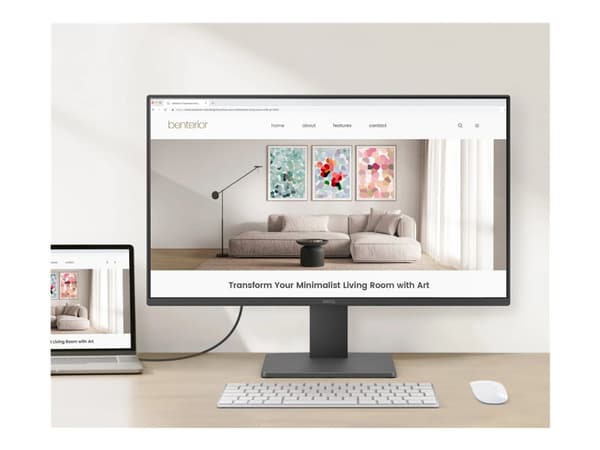 BenQ - LED-näyttö - 1920 x 1080 Full HD (1080p) - IPS - 5 ms - kaiuttimet
