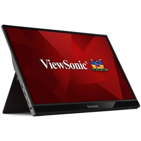 Bildskärm 15,6''ViewSonic TD1655 Silv FHD 16:9 Capacitive Touch 10Pts 250 cd/m2 6,5ms 20°/60° Mini HDMI 2xUSB C Hp:2x0,8W Support +
