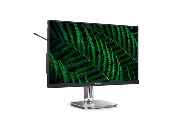 Philips 24B2G5200 - LED-skärm - 24" (23.8" visbar) - 1920 x 1080 Full HD (1080p) @ 100 Hz - IPS - 1500:1 - HDMI, VGA, DisplayPort - högtalare - träko
