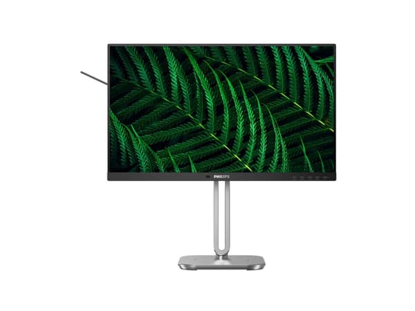 Philips 24B2G5200 - LED-skärm - 24" (23.8" visbar) - 1920 x 1080 Full HD (1080p) @ 100 Hz - IPS - 1500:1 - HDMI, VGA, DisplayPort - högtalare - träko