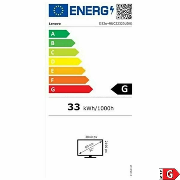 Näyttö Lenovo 66FDGAC2EU 4K Ultra HD 31,5"