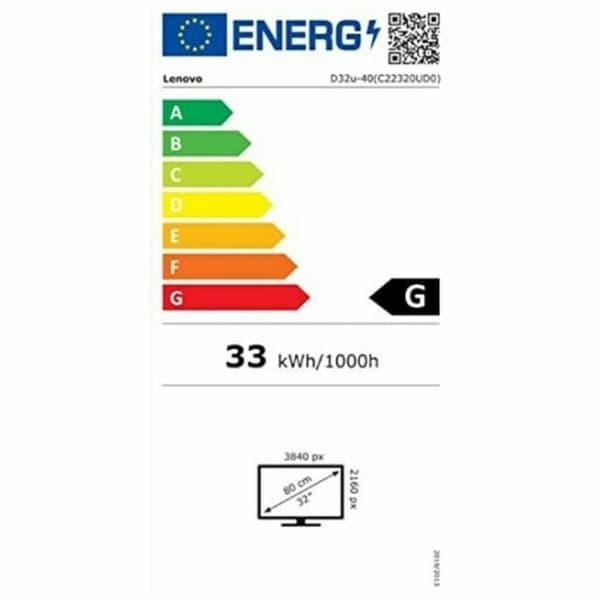 Skærm Lenovo 66FDGAC2EU 4K Ultra HD 31,5"