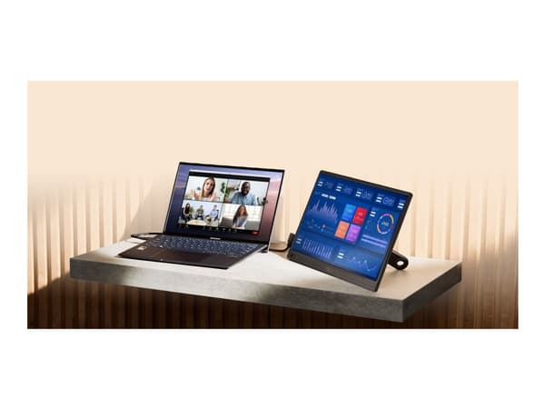 ASUS ZenScreen MB169CK - LED-skjerm - 16" (15.6" synlig) - portabel - 1920 x 1080 Full HD (1080p) @ 60 Hz - IPS - 250 cd/m² - 800:01:00 - 5 ms - Mini