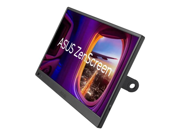 ASUS ZenScreen MB169CK - LED-skjerm - 16" (15.6" synlig) - portabel - 1920 x 1080 Full HD (1080p) @ 60 Hz - IPS - 250 cd/m² - 800:01:00 - 5 ms - Mini