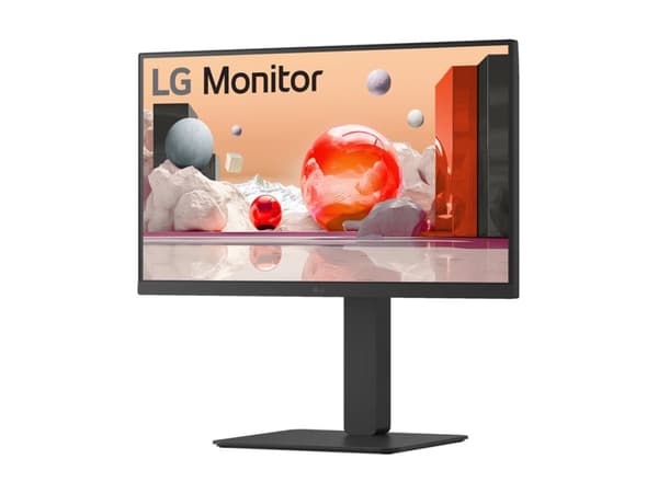 LG 24BA750-B - LED-skärm - USB - 24" (23.8" visbar) - 1920 x 1080 Full HD (1080p) @ 100 Hz - IPS - 250 cd/m² - 1300:1 - 5 ms - HDMI, DisplayPort, USB