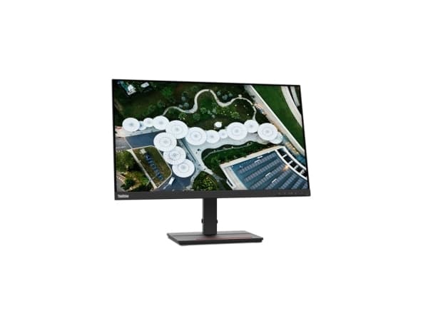 Lenovo ThinkVision S24e-20 - LED-skjerm - 24" (23.8" synlig) - 1920 x 1080 Full HD (1080p) - VA - 250 cd/m² - 3000:1 - 4 ms - HDMI, VGA - ravnsort -