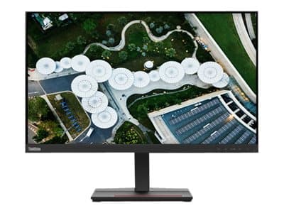 Lenovo ThinkVision S24e-20 - LED-skjerm - 24" (23.8" synlig) - 1920 x 1080 Full HD (1080p) - VA - 250 cd/m² - 3000:1 - 4 ms - HDMI, VGA - ravnsort - Sort