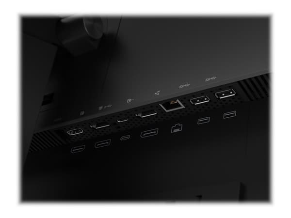 Lenovo ThinkVision P24h-2L - LED-skjerm - 24" (23.8" synlig) - 2560 x 1440 QHD @ 60 Hz - IPS - 300 cd/m² - 1000:1 - 4 ms - HDMI, DisplayPort, USB-C -