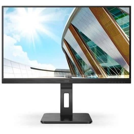 AOC Pro-line 24P2QM - P2-serien - LED-skärm - 24" (23,8" synlig) - 1920 x 1080 Full HD (1080p) @ 75 Hz - VA - 300 cd/m² - 3000 Svart