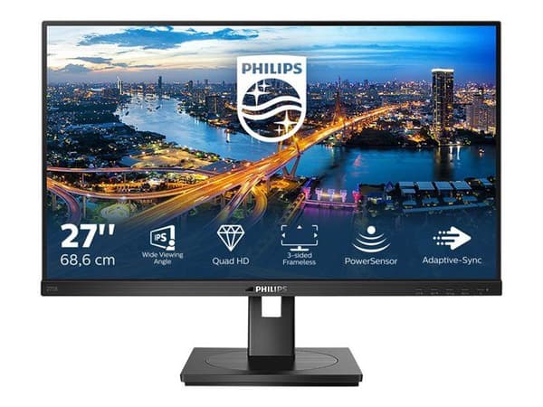 Philips 275B1 68 cm 27 tums bildskärm - DVI, HDMI, DisplayPort, USB-hubb, 2560x1440, 75 Hz, FreeSync, vridbar