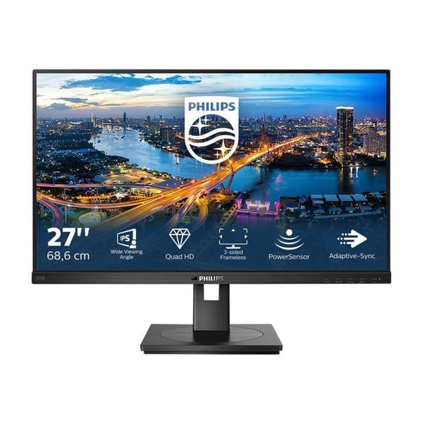 Philips 275B1 68 cm 27 tums bildskärm - DVI, HDMI, DisplayPort, USB-hubb, 2560x1440, 75 Hz, FreeSync, vridbar