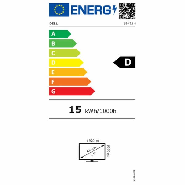 Näyttö Dell S2425H 23,8" Full HD