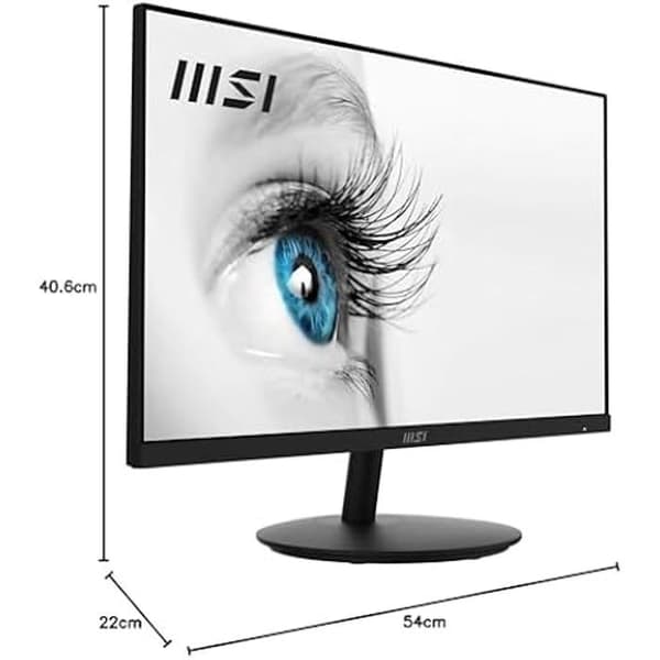 MSI Pro MP242A PC Flat Monitor - 60,5 cm (23,8") - Full HD - Svart - IPS - 5 ms