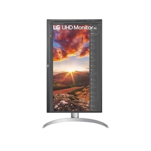 SKÄRM LG 27" Vit 27UP85NP-W 16:9 UHD 4K 5ms 3840×2160 400cd/m2 2xHDMI DP 2xUSB 3.0 USB Type-C FreeSync HP2x5W Hög justerbar fot Inc.