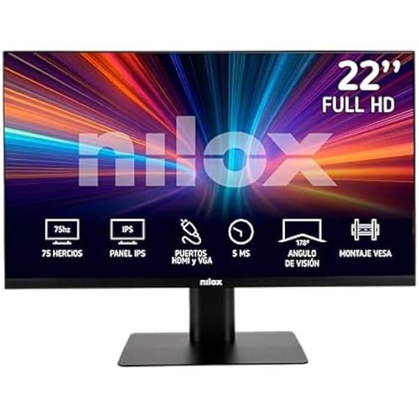 NILOX NXM22FHD11 21,5" LED FullHD 75Hz Svart
