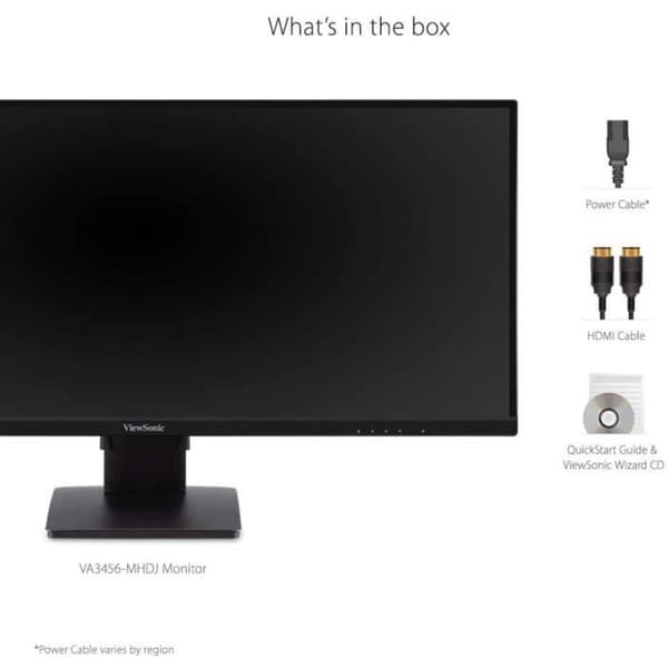 34" skärm Viewsonic VA3456-MHDJ WQHD IPS 21:9 400 cd/m2 4ms 2xHDMI DP Hp:2x3W Vesa 100 x100mm Svarta tunna kanter