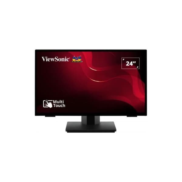 23,8'' ViewSonic TD2465 Svart 16:9 FHD Kapacitiv pekskärm 10p VGA, HDMI, DisplayPort, USB och högtalare