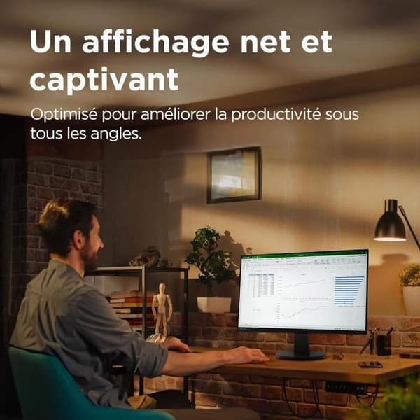 Skärm - LENOVO - N27q - 27 tum QHD - 100Hz - 4ms - Svart