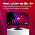 Miniatyrbild 4 av 4: Skärm - LENOVO - N27q - 27 tum QHD - 100Hz - 4ms - Svart