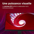 Miniatyrbild 2 av 4: Skärm - LENOVO - N27q - 27 tum QHD - 100Hz - 4ms - Svart