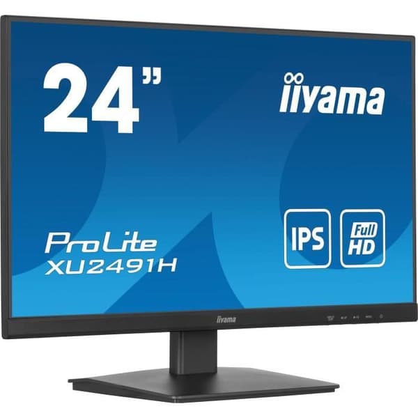 PC-skärm - IIYAMA - XU2491H-B1 - 23,8 FHD - IPS - 100Hz - 0,5ms - HDMI/DP - VESA 100x100 - Svart