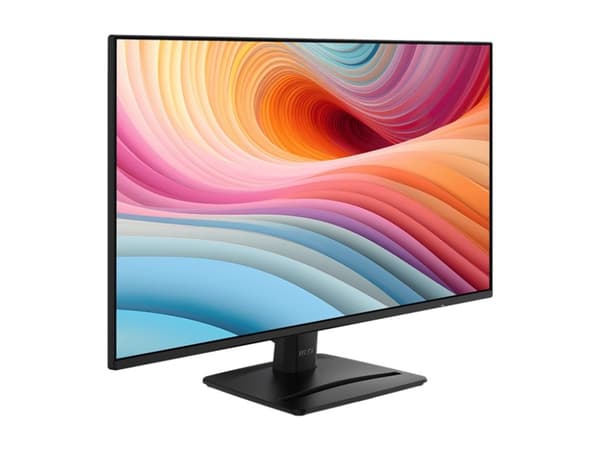 MSI PRO MP271A E2 - LED-skjerm - 27" - 1920 x 1080 Full HD (1080p) @ 120 Hz - IPS - 300 cd/m² - 1500:1 - 1 ms - HDMI, VGA, DisplayPort - høyttalere