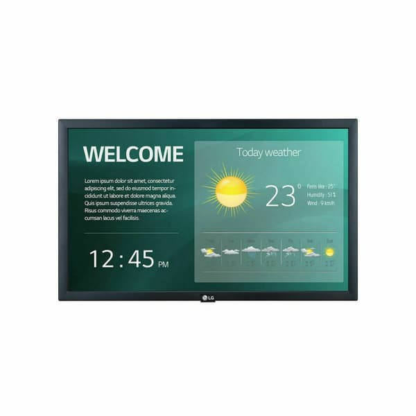 BRUKT Videovegg Monitor LG 22SM3G 21,5" 22" Full HD (Fikset A)