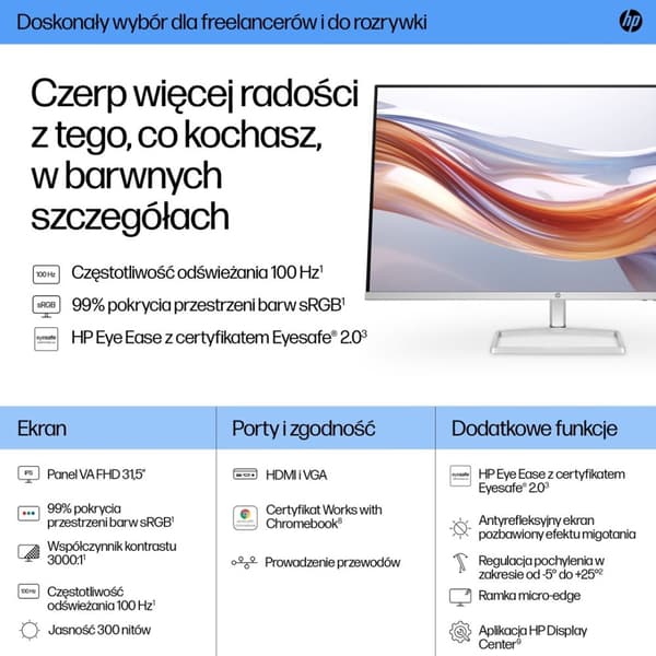 HP Series 5 31,5-tums FHD-skärm - 532sf