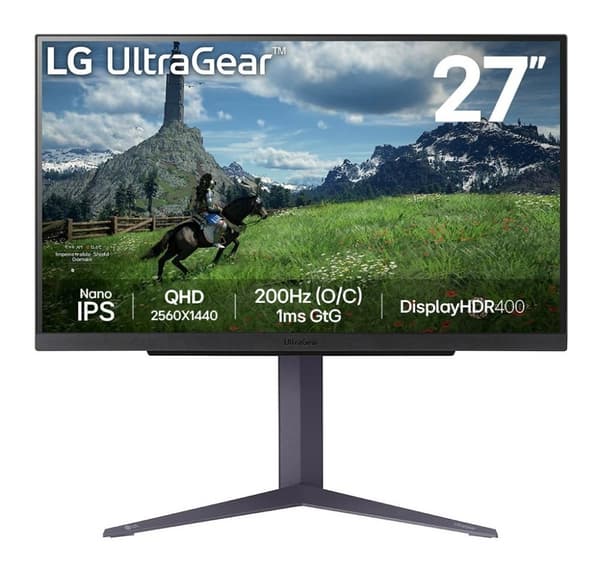 LG 27GS85Q-B tietokonenäyttö 68,6 cm (27") 2560 x 1440 pikseliä Quad HD Black musta