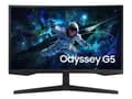Miniatyrbild 3 av 4: 27'' SKÄRM SAMSUNG Gaming SVART Odyssey G55C VA Curved 1000R 2560x1440 300cd/m² 1ms 165Hz 1xHDMI 1xDP Tiltbart stativ LS27CG554EUXEN