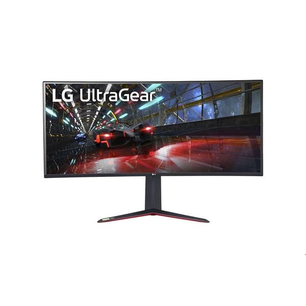 SKÄRM LG 38" gaming Svart NANO IPS böjd 21:9 UWQHD 3840x1600 144Hz 1ms 450cd/m2 2xHDMI 2xUSB 3.0 VESA DP FreeSync DAS Mode Black S