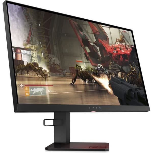 PC Gaming-skärm - OMEN X av HP 25f - 24,5 "FHD - TN-panel - 3 ms - 240 Hz - 2x HDMI / DisplayPort - AMD FreeSync Svart