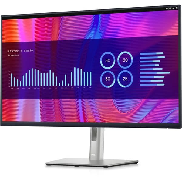 DELL 32 USB-C Hub Monitor - P32 Svart