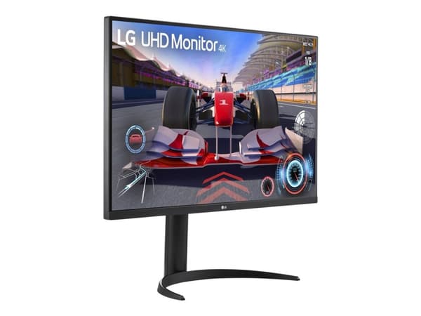 LG 32UR550-B - LED-skärm - 32" (31.5" visbar) - 3840 x 2160 4K UHD (2160p) @ 60 Hz - VA - 250 cd/m² - 3000:1 - HDR10 - 4 ms - 2xHDMI, DisplayPort - h