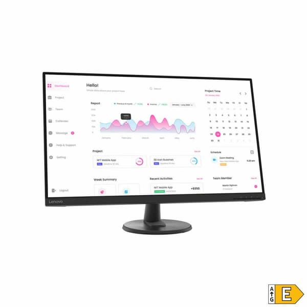 Monitor Lenovo 66FCGAC2EU Full HD 31,5"