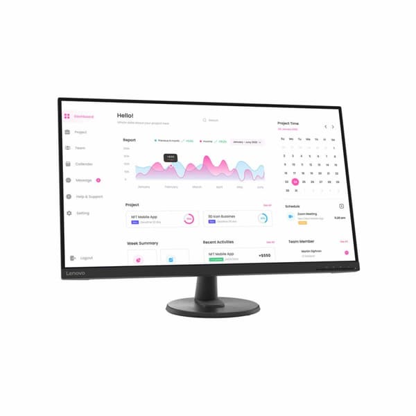 Näyttö Lenovo 66FCGAC2EU Full HD 31,5" musta