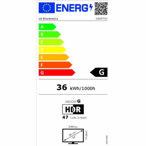 Pelinäyttö LG 34UC75WAEU Wide Quad HD 34" Kaareva LED