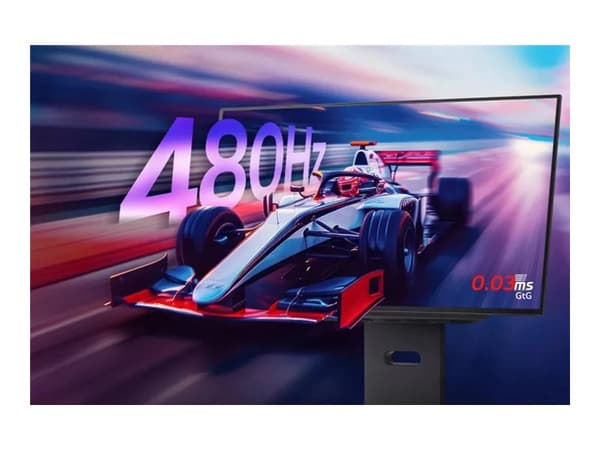 LG UltraGear 27GX790A-B - OLED-monitor - spel - 27" (26.5" visbar) - 2560 x 1440 QHD @ 480 Hz - 1300 cd/m² - 1500000:1 - DisplayHDR 400 True Black - Svart
