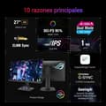 Miniatyrbild 6 av 8: Monitor Gaming Asus 90LM0AG1-B01370 27" 4K Ultra HD