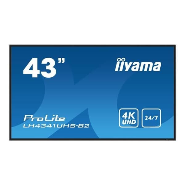 LED-bakgrundsbelyst LCD platt skärm - iiyama - iiyama ProLite LH4341UHS-B2 - Diagonal klass 43" (42,5" synlig) LC-skärm