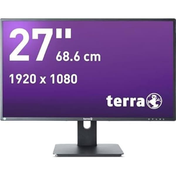 LED-skärm - TERRA - Terra Greenline Plus - 27 tum - HDMI - DisplayPort - Svart Svart