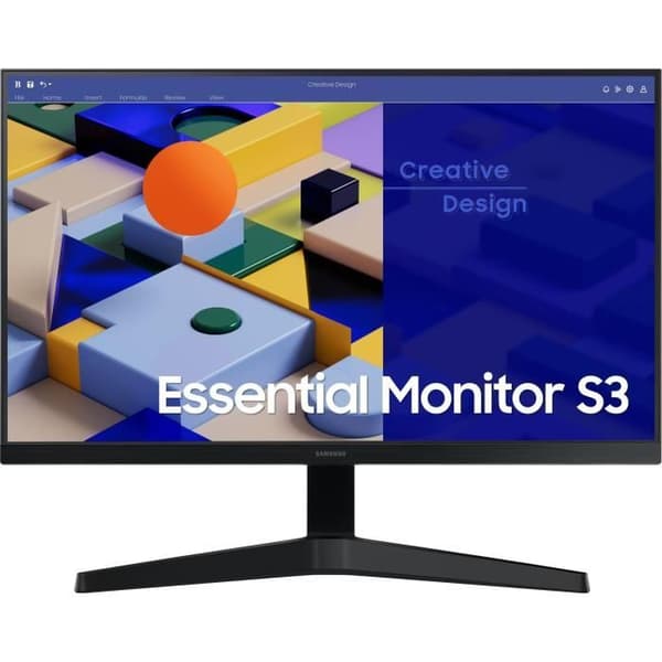 Skärm PC - SAMSUNG - LS24C310EAUXEN - 24" FHD - IPS-panel - 5 ms - 75 Hz - HDMI / VGA Svart