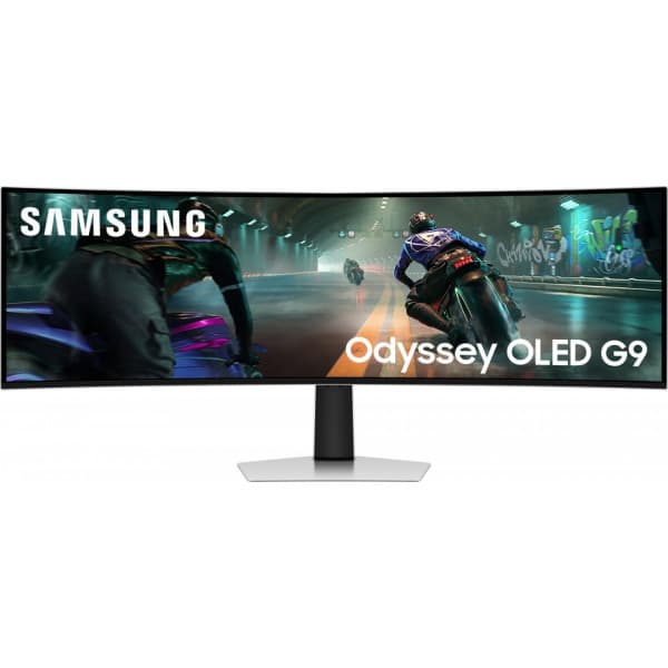 Samsung Odyssey OLED G9 (G91SD) 49" böjd spelskärm Silver