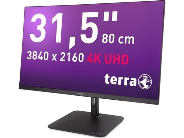 TERRA LCD/LED 3295W PV 4K USB-C/DP/HDMI - Litteä näyttö (TFT/LCD) - 31.5" [Energialuokka F] (3030234) musta