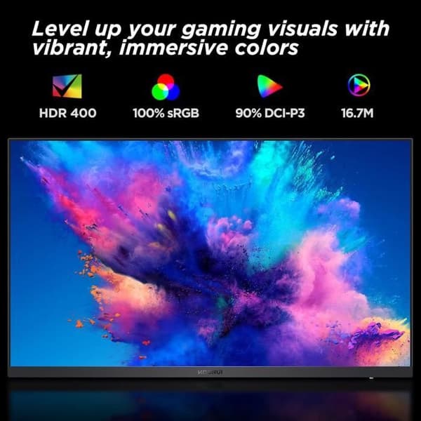 PC Gaming Skärm 27 Tum - KOORUI - 2K QHD 2560x1440 - 170Hz - 1ms - IPS HDR 400
