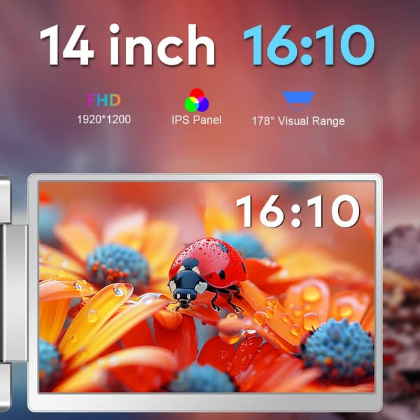 Tri-Screen  S7 portable monitor 14"